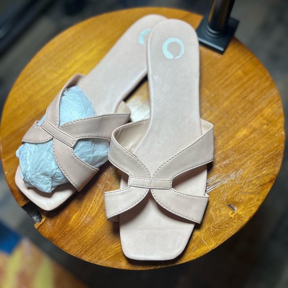 Journee Collection Beige Women's Sandals